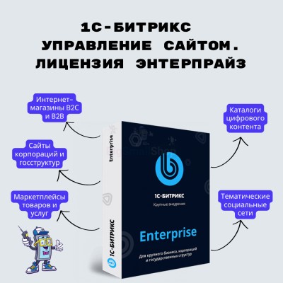 1С-Битрикс: Управление сайтом. Лицензия Энтерпрайз - купить в Адиль-Халке